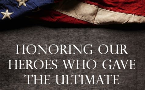 Honoring Our Heroes Who Gave The Ultimate Sacrifice Burgin Design