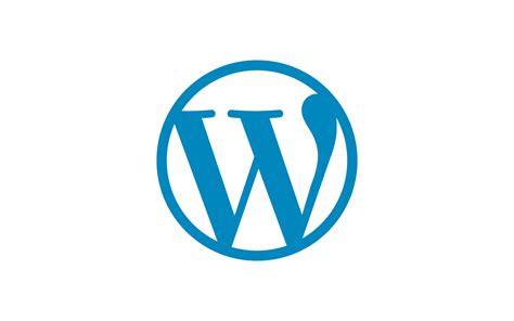Blue Wordpress Logo Hd Picture Png Transparent Background Free