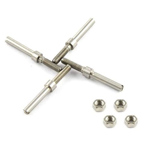 Polished Stainless Steel Threaded Shaft For Industrial Shape Round