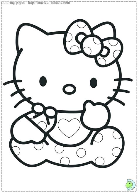 Baby Hello Kitty Coloring Pages At Free