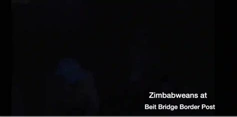 Watch Zimbabweans Returning From South Africa Stranded At Beitbridge Border Post