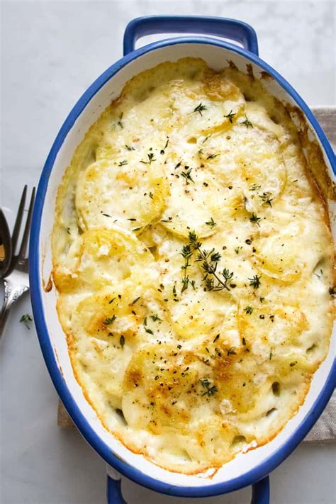 Easy Classic Potatoes Au Gratin Salted Mint