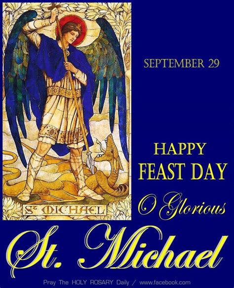 Feast Of Stmichael Happy Feast Day St Michael Feast Day Happy Feast