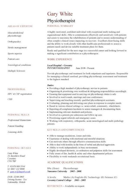 We did not find results for: Physiotherapist CV sample