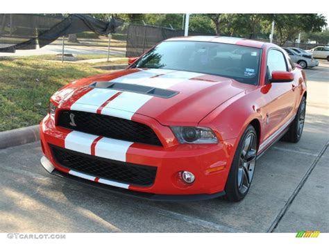 Race Red 2011 Ford Mustang Shelby Gt500 Coupe Exterior Photo 50192790