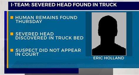 Nv Eric Holland 57 Arrested After Severed Head Found In Truck