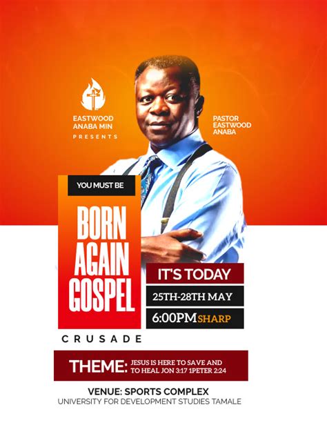 Copy Of Evangelism Flyer Postermywall