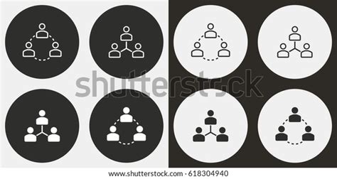 Human Interaction Vector Icons Set Illustration Stock Vector Royalty