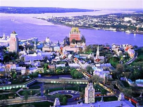 Quebec City Aerial View Of Quebec City In Summer Bms Bachelor Of