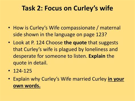 This quote shows that george is killing lennie for lennie's own good. 😀 Curleys wife loneliness quotes with page numbers. Of Mice and Men Quotes by John Steinbeck ...