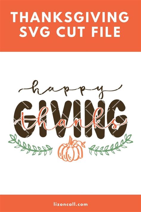 Free Happy Thanksgiving SVG File — Liz on Call