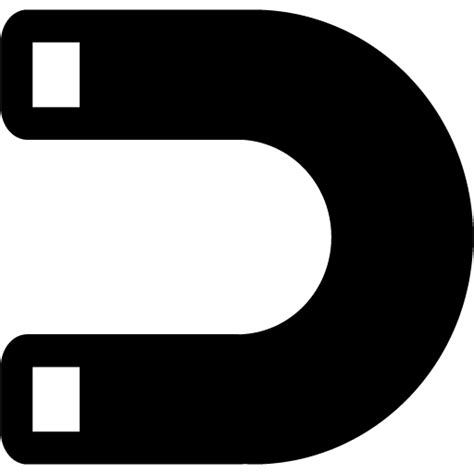 Black Magnet Icon Free Black Magnet Icons