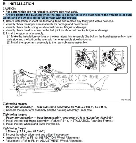 Replacing Rear Upper Control Arm Subaru Outback Forums