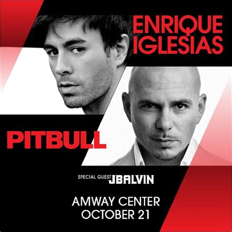 Enrique Iglesias And Pitbull Fall Tour Coming To The Amway Center On