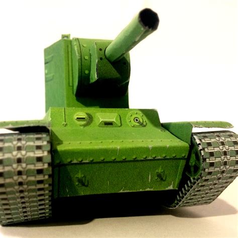 Diy Cardboard Tank Kv 2 Wwii Paper Tank Kit En 2021 Tanques