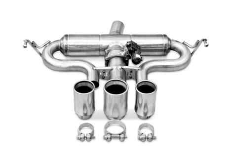 Best Exhaust Tubi Style Alfa Romeo 4c Triple Tip Exhaust With Excu