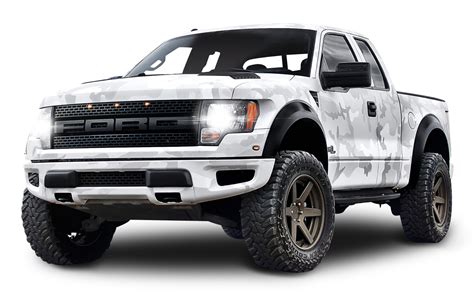 Download White Ford F 150 Raptor Suv Car Png Image For Free Suv Car