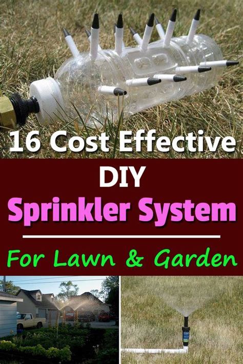 16 Cost Effective Diy Sprinkler System Ideas For Lawn And Garden In 2020