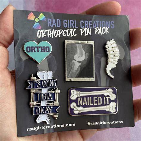 Orthopedic Pin Pack Pin And Patches Pin Enamel Pins