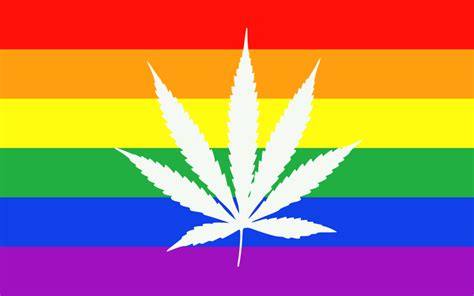LGBTQ Pride Cannabis Culture Two Worlds Combined