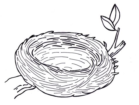 Empty Nest Clipart Black And White Clip Art Library