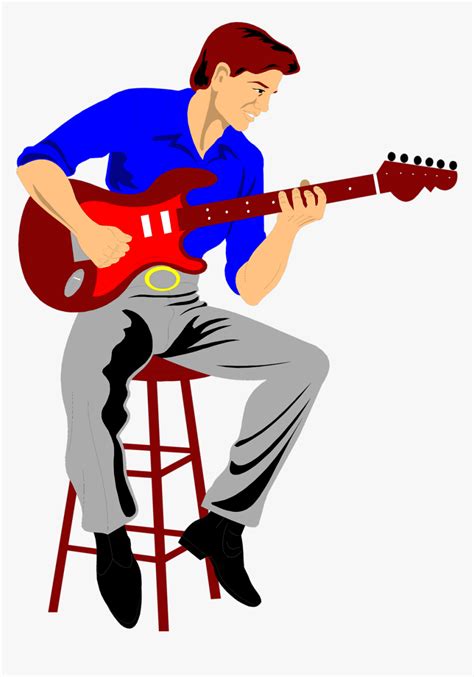 Girl Playing Guitar Clipart Person Playing Guitar Clipart Hd Png