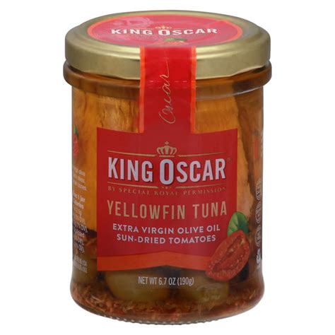 Save On King Oscar Yellowfin Tuna Extra Virgin Olive Oil Sun Dried