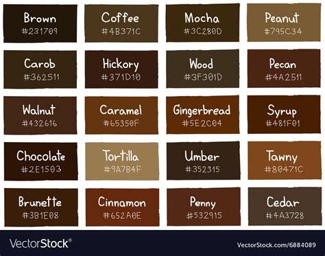 Brown Tone Color Shade Background With Code Vector Image