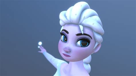 Pronóstico Piel En Detalle Elsa Frozen 3d Deshonesto Madre Bosquejo