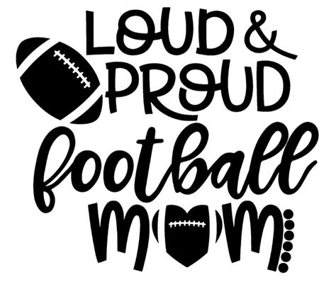 Football Mom Svg Dxf Eps Png Files For Cutting Machines Cameo Or Cricut