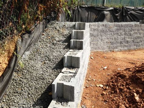 Permeable Concrete Retaining Wall Cornerstone Wall Solutions