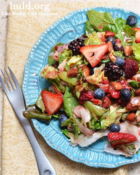 Summer Berry Salad Like Mother Like Daughter Recipe Berry Salad