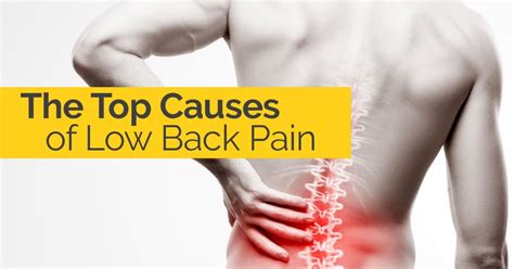 What Can Cause Lower Back Pain On Both Sides