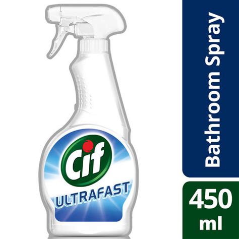 Cif Ultrafast Spray Bathroom 450ml Bathroom And Toilet Iceland Foods