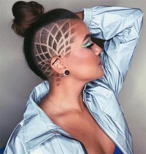 25 Bold And Beautiful Shaved Hairstyles For Women All Things Hair