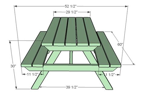Woodworkpdfplans 6 Ft Picnic Table Plans Plans Free Pdf Download