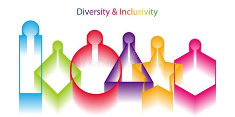 Inclusion And Diversity Infographic Vector Set People Vector Logo For