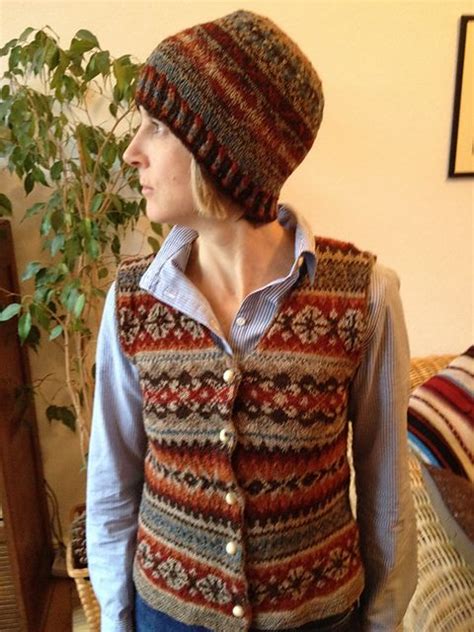 5 Womans Fair Isle Vest Pattern By Lori Ihnen Fair Isle Knitting