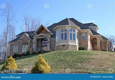 Beautiful New Home Stock Image Image Of Custom Community 4032735