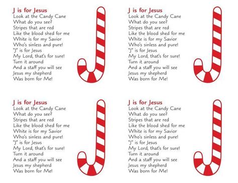 It includes a sheet where the student writes and illustrates the 4 meanings behind the candy cane. J ist für Jesus - Candy Cane Weihnachtsgeschenk für ...