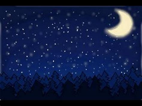 How to draw a night sky - YouTube