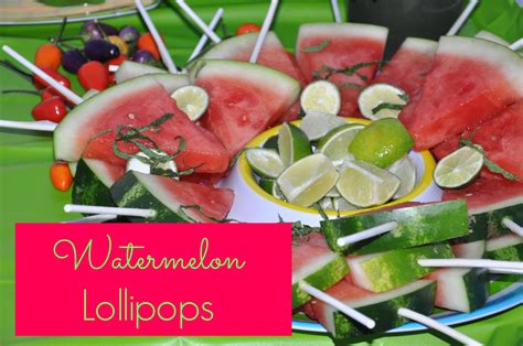 Watermelon Lollipops With Lime And Mint Be Well With Arielle