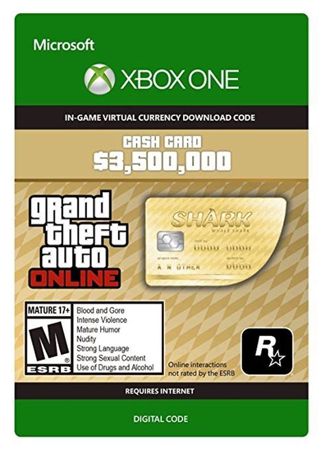 What are gta shark cards? GTA V Whale Shark Cash Card CD Key for Xbox One (Digital Download)