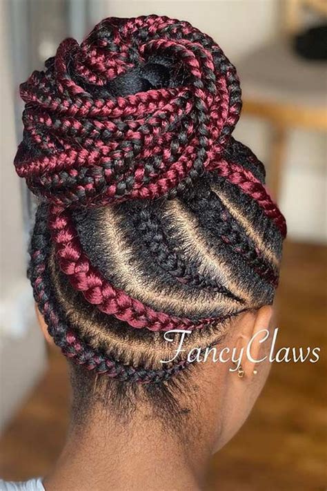 43 Braided Bun Hairstyles For Black Hair Stayglam