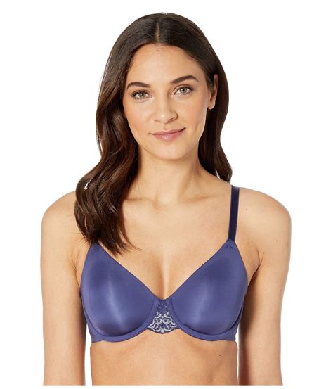 Wacoal Lace Impression Underwire T Shirt Bra 851257 In Navy Blue Lyst