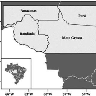 Location Of Study Region Within Brazil Download Scientific Diagram