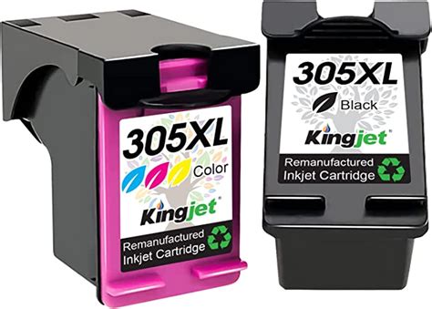 Kingjet 305xl Ink Cartridges Remanufactured For Hp 305 Xl Ink For Hp