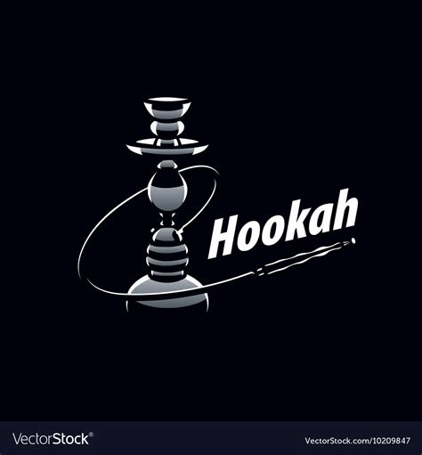Logo Hookah Royalty Free Vector Image Vectorstock