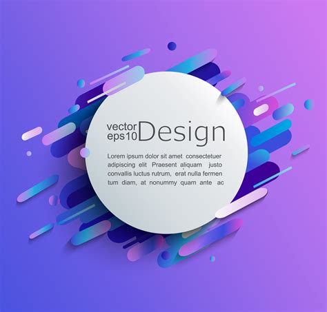 Circle Frame With Modern Gradient Background 332037 Vector Art At Vecteezy