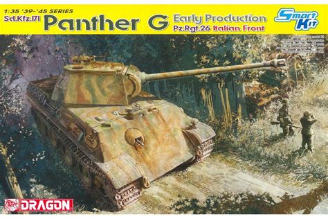 Dragon Models Panther G Early Production Pzrgt26 Italian Front 1